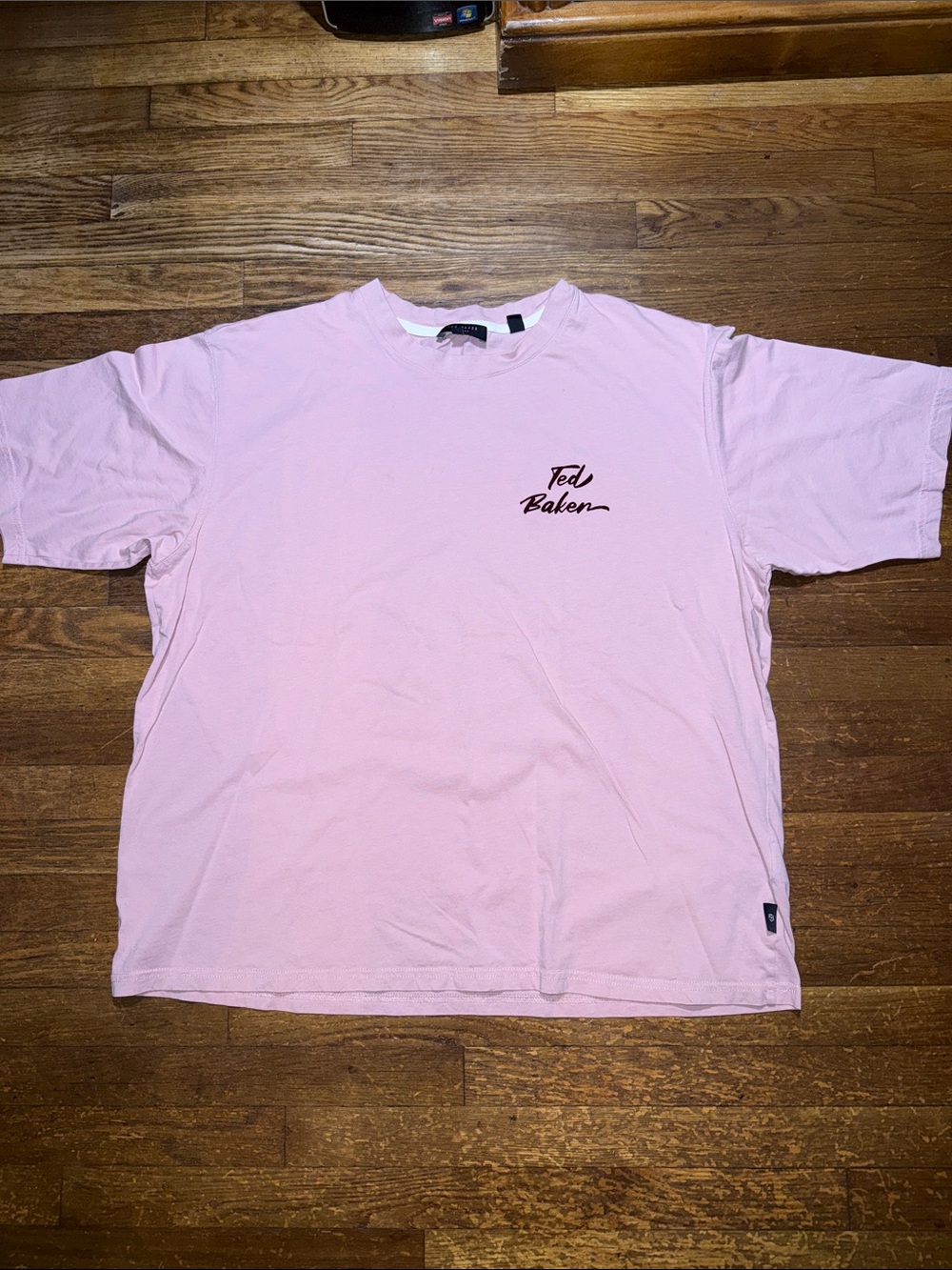 Ted Baker Light Pink Logo Crewneck T-Shirt